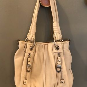 B Makowsky Leather Handbag